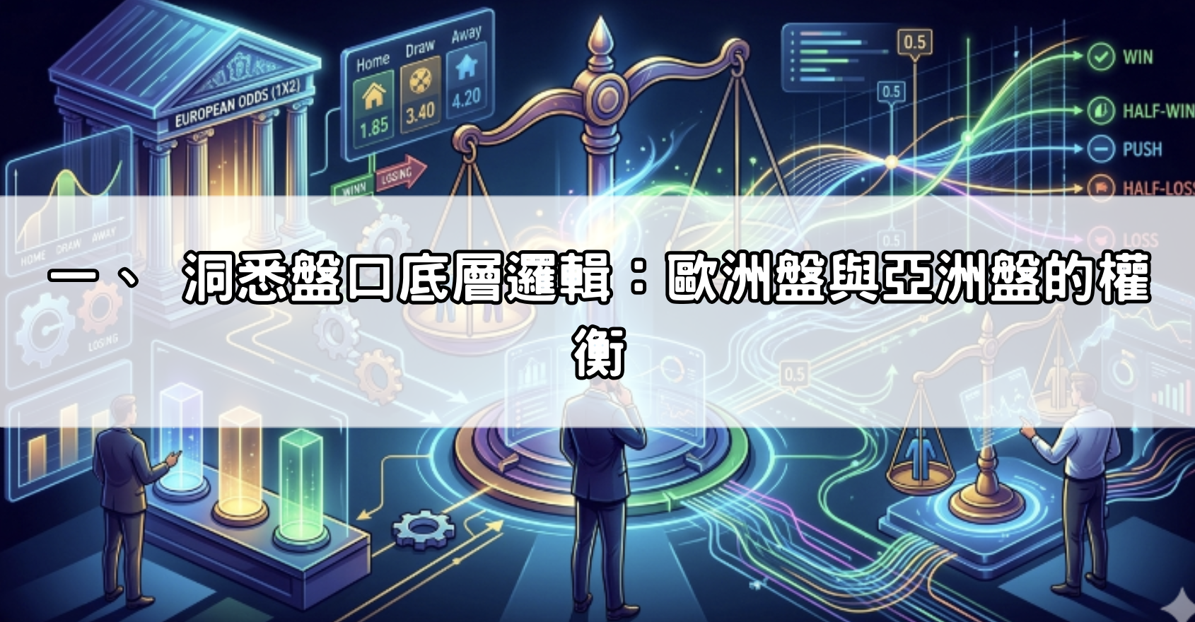 一、 洞悉盤口底層邏輯：歐洲盤與亞洲盤的權衡