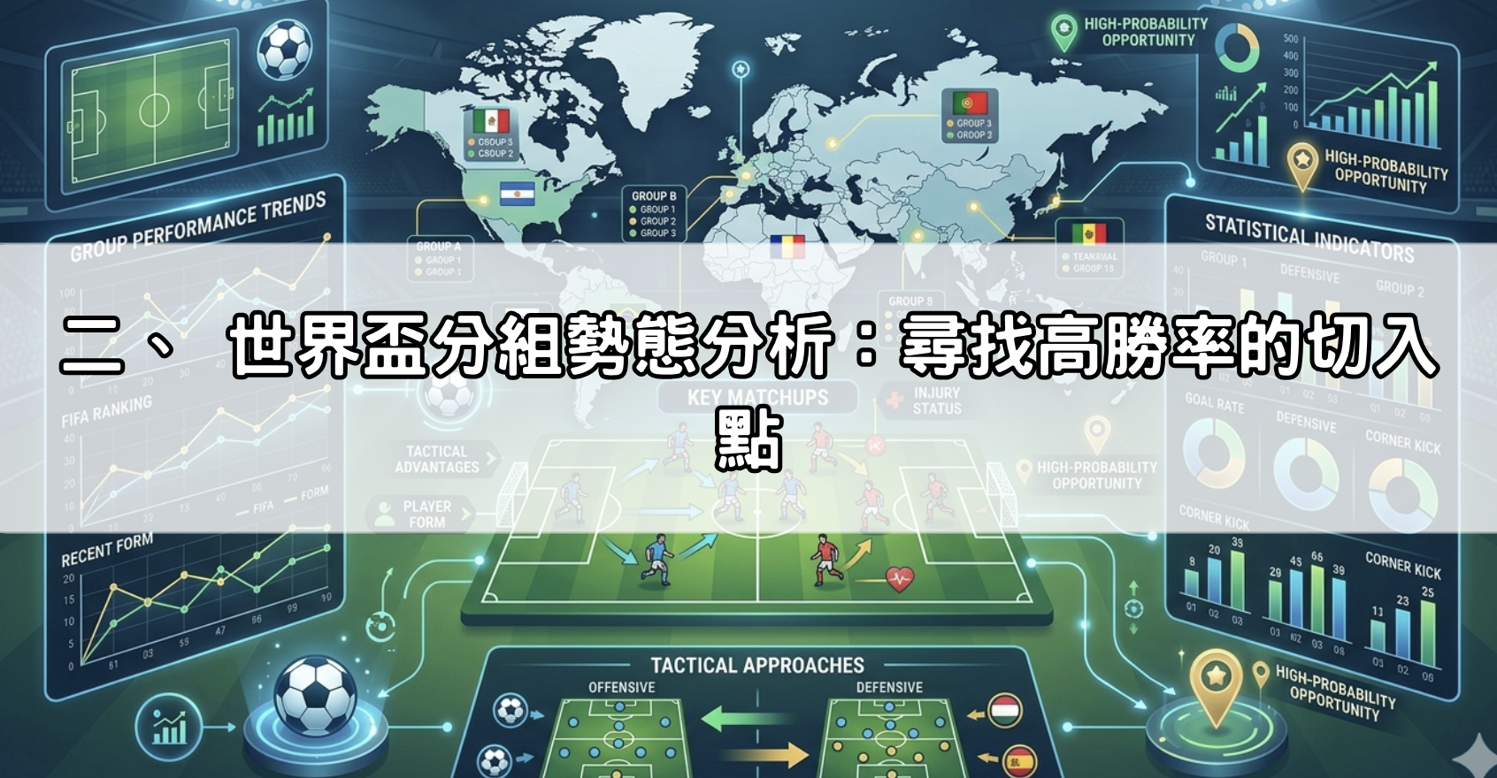 二、 世界盃分組勢態分析：尋找高勝率的切入點